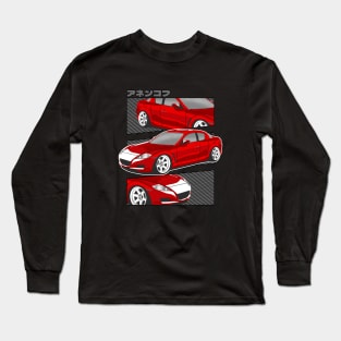 Red Mazda RX-8 Rotary Long Sleeve T-Shirt